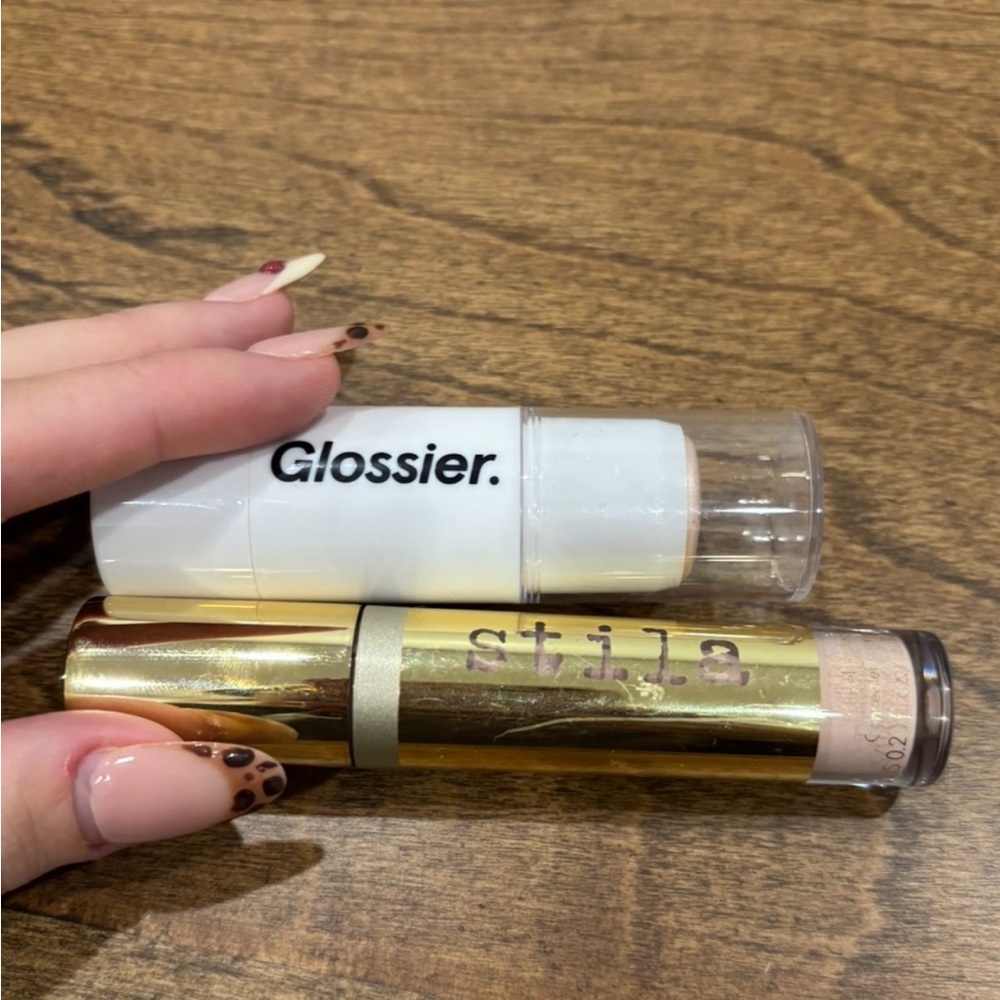 Glossier Halo Stick & Stila Fair Concealer Used